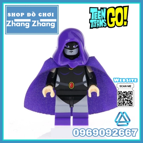 Xếp hình Young Justice League Teen Titans Robin - Cyborg - Beast Boy
- Starfire
- Raven Lego Minifigures Kopf KF6049