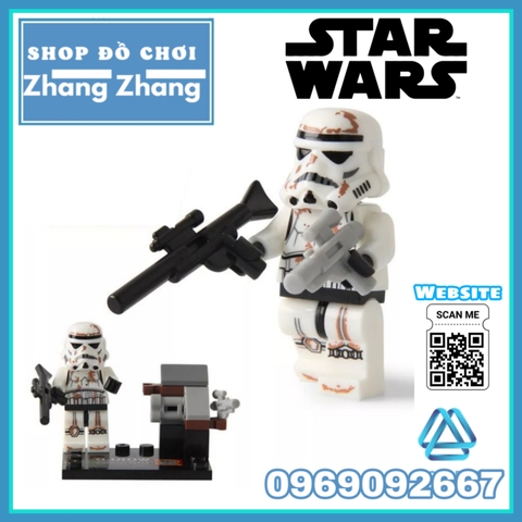 Xếp hình Star Wars Darth Maul - Anakin - C-3P0 - Darth Vader - Chewbacca - Sandtrooper - Rako Lego Minifigures SY198