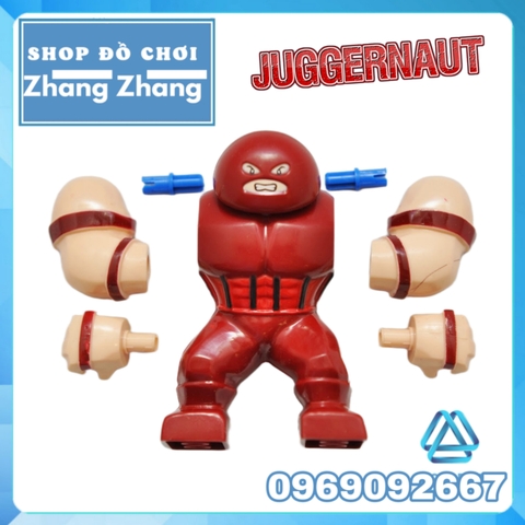 Xếp hình JUGGERNAUT siêu đấu sĩ tội phạm X-men Deadpool BigFigures Lego Minifigures Decool 0191