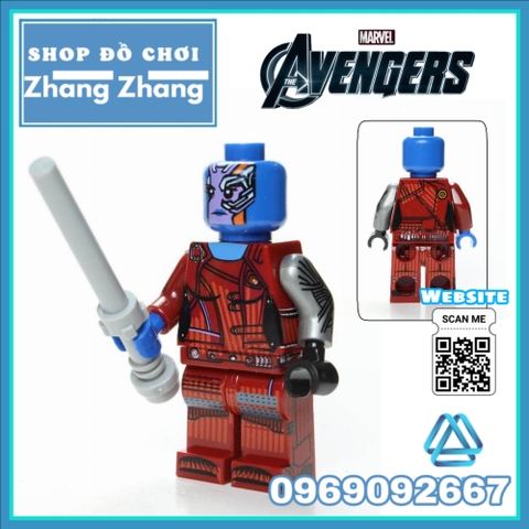 Đồ chơi Xếp hình Venom Blacklast Hawkeye - Nebula - Black Panther Captain Marvel - Spider Man Minifigures PRCK GD238 245