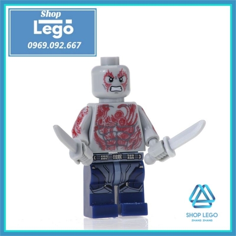 Xếp hình The Guardian of Galaxy Rocket - Star-Lord - Nebula Gamora - Mantis - Drax Yondu Lego Minifigures Pogo PG8044