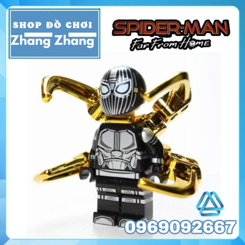 Xếp hình người nhện Spider-Man Steath Suite trong Far From Home Lego Minifigures Kopf KF6090 KF1164