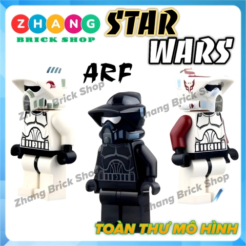 Xếp hình Star Wars ARF Shadow Clone Trooper Lego Minifigures POGO PG8004