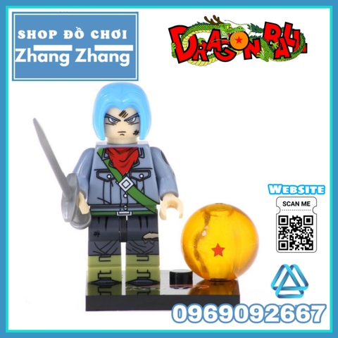 Xếp hình 7 viên ngọc rồng Dragon Ball Trunks Broly
Gotenks Goku
- Evil Buu - Xeno Bardock Lego Minifigures Kopf KF6042
