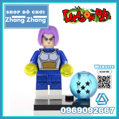 Xếp hình 7 viên ngọc rồng Dragon Ball Goku
- Krillin
- Fu
- Trunks - Android 13 - Vegeta Lego Minifigures Kopf KF6048