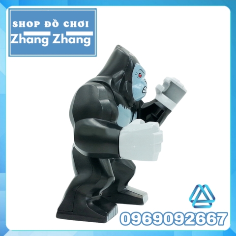 Xếp hình Gorilla Grodd The Flash khỉ đột khổng lồ đấu siêu anh hùng DC Lego Minifigures Decool 0230