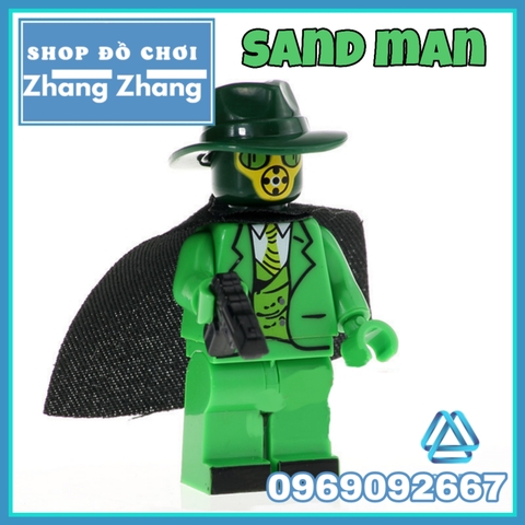 Xếp hình Sandman Wesley Dodds New Earth Lego Minifigures Kopf kf8026 KF416