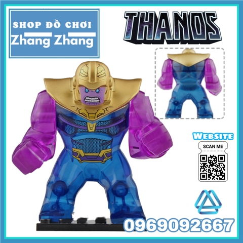Xếp hình Thanos Crystal trong suốt Avengers Infinity War Vũ trụ Marvel Lego Minifigures Xinh EG127