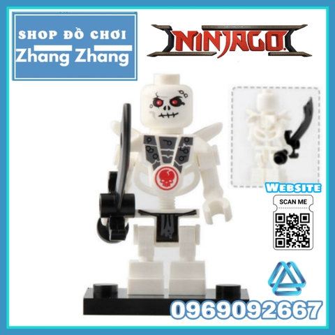 Xếp hình Ninjago tộc xương Chopov - Kruncha - Nuckal - Frakjaw - Whyplash - Krazi Lego Minifigures Lele A041 048