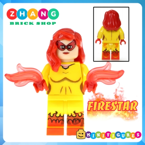 Xếp hình Hope Summers, Black Mamba
 - Red Arrow
 - Firestar siêu anh hùng Marvel Lego Minifigures POGO PG8120