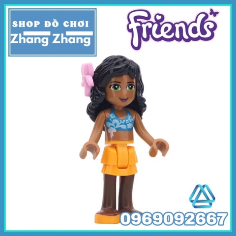 Đồ chơi xếp hình Friends Babie Olivia - Mia Kate - Stephanie Dancet - Andrea Emma Minifigures Lele F026 033