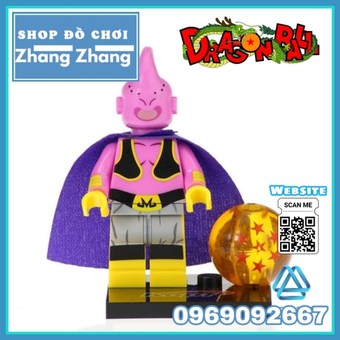 Xếp hình 7 viên ngọc rồng Dragon Ball Zamasu Android 13 Dyspo Kaio Shin Bills Majin Boo Lego Minifigures Kopf KF6036