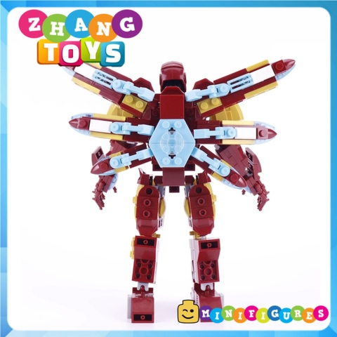 [427 hình] Xếp hình Bộ Iron man Hulkbuster MK85 mới nhất 2019 Avengers Endgame Lego Minifigures Xinh X9009 xh9009