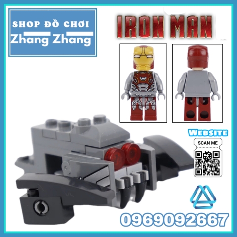 Xếp hình Người sắt Iron Man biến hình Hulkbuster 12in1 Lego Minifigures Elephant JX1162
