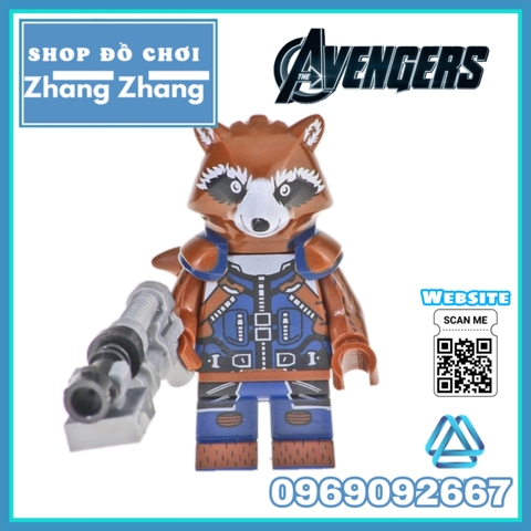 Xếp hình Avengers Endgame - Infinity War siêu anh hùng Marvel Lego Minifigures Kopf KF6091