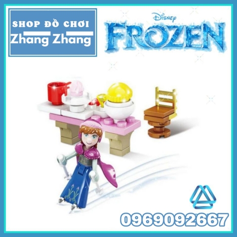 Xếp hình Elsa Nữ hoàng băng giá và Anna trong Frozen Lego Minifigures SY1372