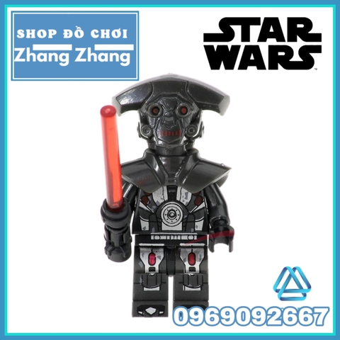 Xếp hình Star Wars Hunter Droid - Boba Fett - Stormtrooper - Bodhi Rook - Hera - Pao Lego Minifigures POGO PG8066