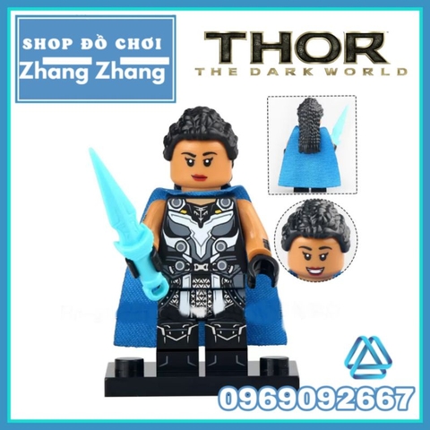 Đồ chơi xếp hình Thần sấm Thor Valkyrie Jane Foster Korg Zeus Groot Minifigures Koruit KT1062