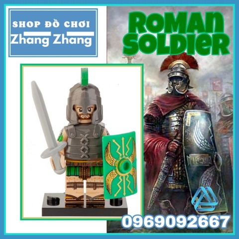 Đồ chơi xếp hình Bộ binh binh đoàn La Mã Roman Mô hình Minifigures Xinh X0320 XH1771