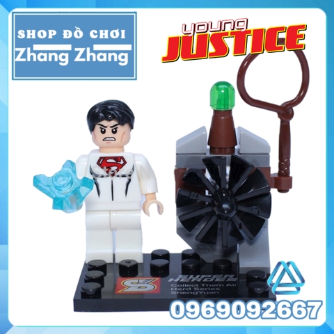 Xếp hình Nightwing Aqualad Artemis Miss Martian Superboy Kid Flash Red Robin Young Justice Lego Minifigures SY250