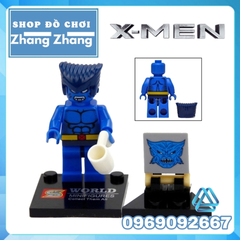 Xếp hình Daredevil Magneto Ant-Man Loki Wolverine The Beast Green Arrow DC X-men Lego Minifigures Sy259
