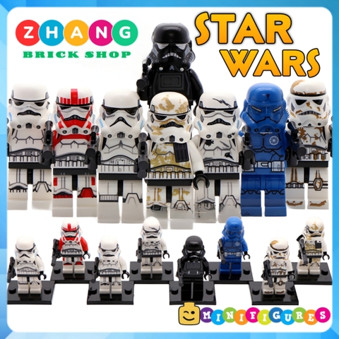 Xếp hình Star Wars binh đoàn Stormtrooper Darth Vader Lego Minifigures WM6037