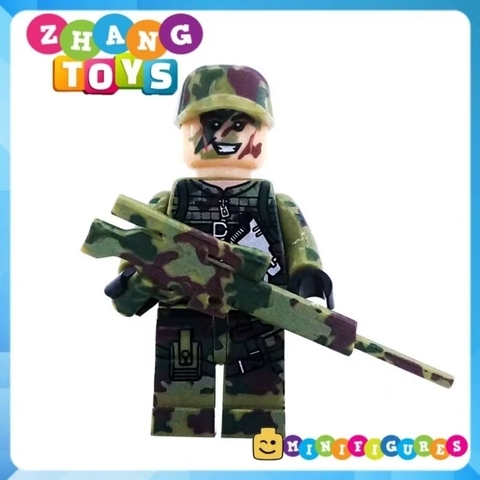 Xếp hình lính đặc nhiệm biệt kích rừng Falcon Columbia Lego Minifigures Sembo SB11101