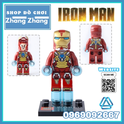 Xếp hình Iron man Ngưởi sắt trong biệt đội Avengers Lego Minifigures Sheng yuan Sy677