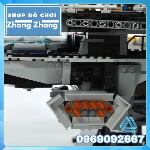[3066 hình] Xếp hình Tàu sân bay Battleship S.H.E.L.L biệt đội Avengers Lego minifigures Decool Jisi 7100 Lepin 07043