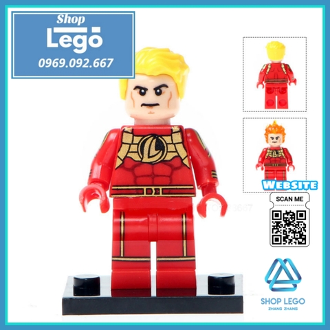 Xếp hình Fantastic Four Siêu anh hùng siêu rẻ siêu đẹp Lego Minifigures POGO PG8065