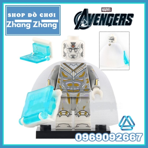 Đồ chơi xếp hình Bucky Scarlet Witch Vision Gamora Captain Falcon Loki Star-Lord Minifigures POGO PG8298