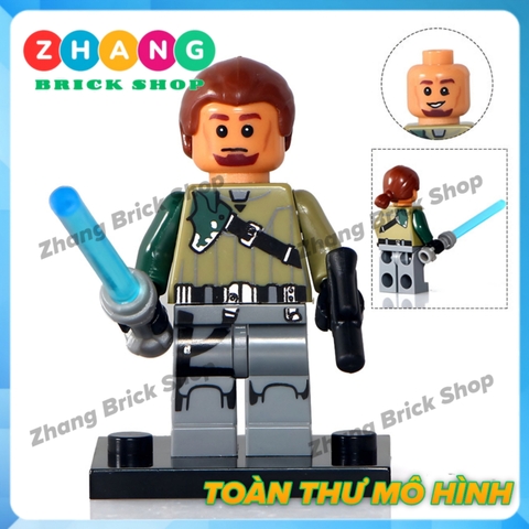 Xếp hình Star Wars Hunter Droid - Boba Fett - Stormtrooper - Bodhi Rook - Hera - Pao Lego Minifigures POGO PG8066