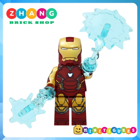 Xếp hình Iron Man
- Captain America - Deadpool
- Hawkeye
- Hulk - Rocket Racoon - Loki Lego Minifigures POGO PG8271