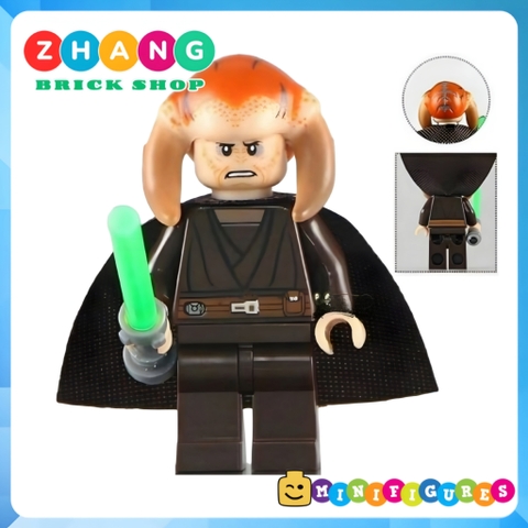 Xếp hình Star Wars Han Solo - Shaak Ti - Luminara Unduli - Luke Skywalker - Oola MTarkin Lego Minifigures POGO PG8051