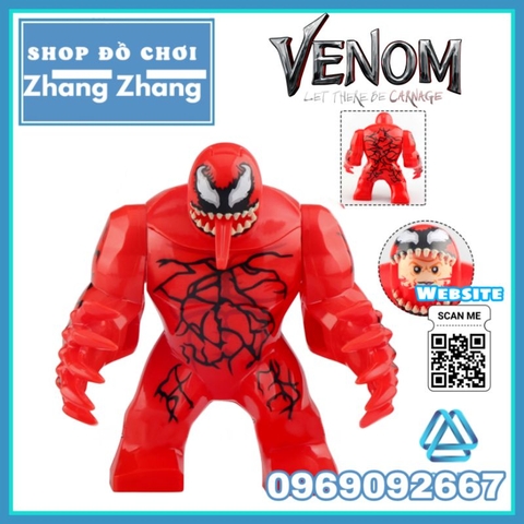 Đồ chơi xếp hình Carnage Venom trong người nhện Spider Man Minifigures Xinh XH1830 X0327