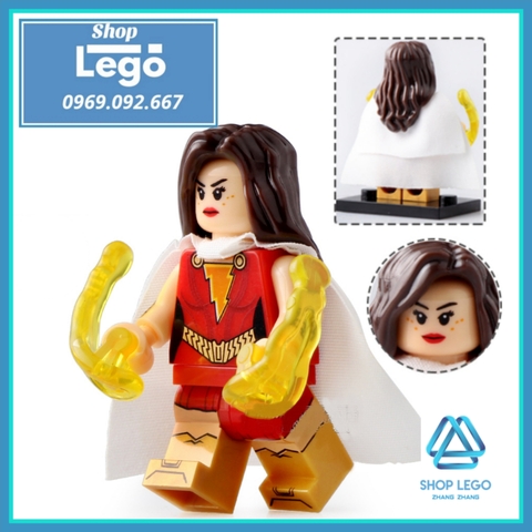 Xếp hình Shazam Freddy Freeman Black Adam PedroPeña Eugene Choi Mary Marvel Darla Dudley DC Lego Minifigures Xinh X0247