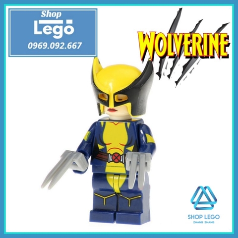 Xếp hình Nữ người sói Wolverine Laura Kinney trong The Savage Clone - X-23 Lego Minifigures Kopf KF432