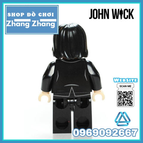 Xếp hình John Wick sát thủ chuyên nghiệp Lego Minifigures Koruit Wm830 Kopf KF1216