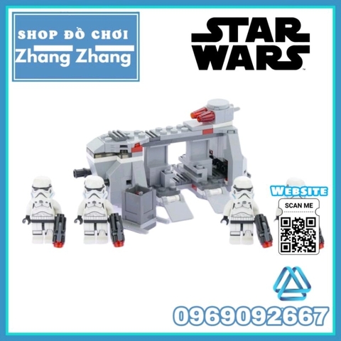 Xếp hình Star Wars Cuộc đổ bộ của Stormtrooper Transport Lego Minifigures K-001