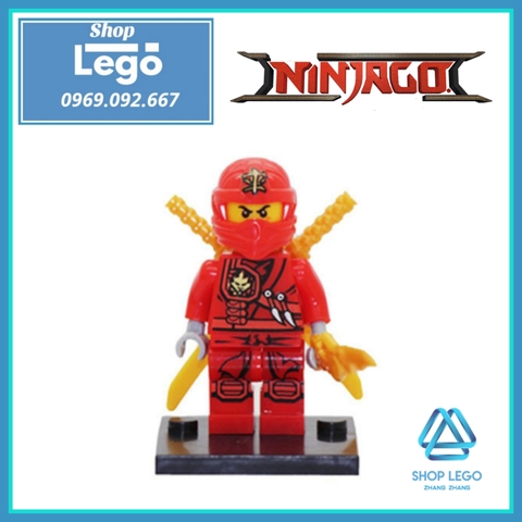 Xếp hình Ninjago WO - Zane - Golden Ninja - Pythor - Cole - Jay - Lloyd - Kai Lego Minifigures JR747