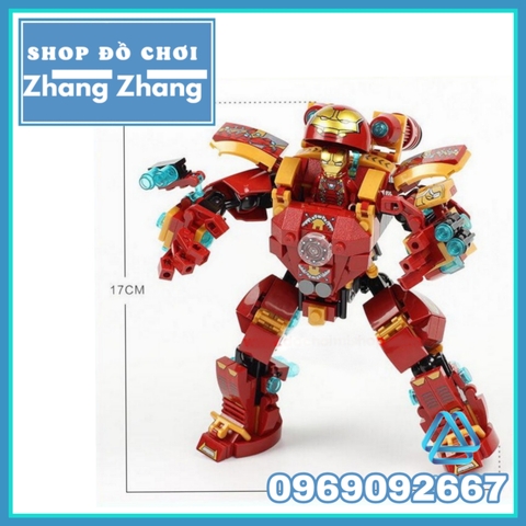 [371 hình] Xếp hình Iron man Hulkbuster Captain America đại chiến Thanos mới nhất Lego Minifigures SY SY1108
