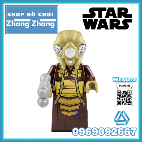 Xếp hình Star Wars Mandalorian Zuckuss Elrik Vonreg Boolio Astraal Vao Lego Minifigures POGO PG8282