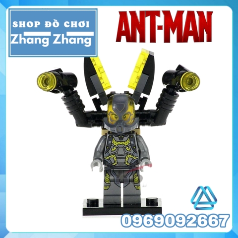 Xếp hình Ant-Man Yellow Jacket Siêu anh hùng Marvel Lego Minifigures MG0002