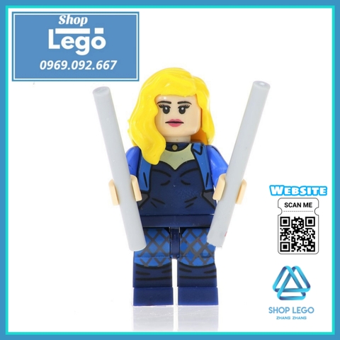 Xếp hình Black Canary Cannonball Atomic woman Dark Phoenix Canary Dormammu Mr Sinister Lego Minifigures Pogo PG8059