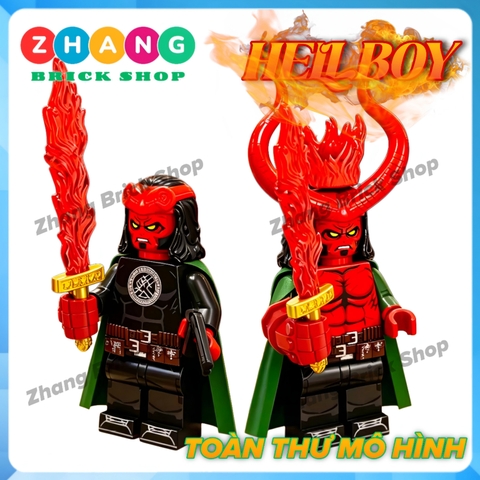 Mô hình nhân vật Hellboy the crooked man WM2421 WM2422 Zhang Brick Shop