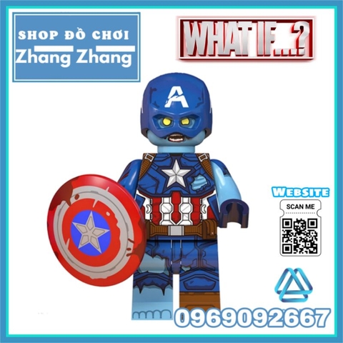 Đồ chơi xếp hình What if gồm Dr Strage Iron man - Thanos Deadpool - Thor Captain America - Spider man Minifigures WM6132