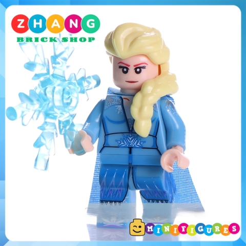 Xếp hình Nữ Hoàng Băng giá Frozen Elsa và Anna dành cho bé gái Lego Minifigures WM6084