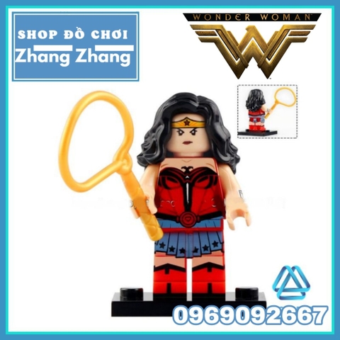 Xếp hình Wonder Woman - Cheetah - Steve Trevor Barbara Minerva Diana Ares Lego Minifigures Xinh X0288