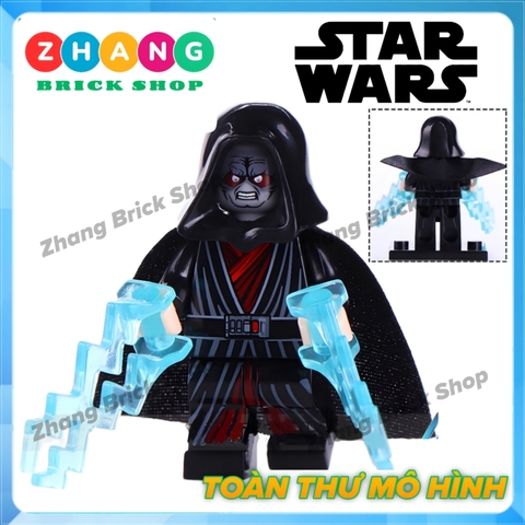 Xếp hình Star Wars C-3PO  - Ben Skywalker - Tarfful - Han Solo - Paz Vizla - Palpatine - Obi-wan Lego Minifigures WM6091