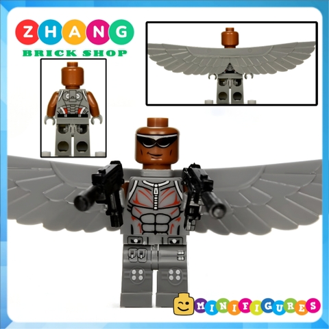 Xếp hình Ant-Man & Wasp Ultron - Egg Head - Falcon - Captain America - Scott Lang Lego Minifigures xinh X0102